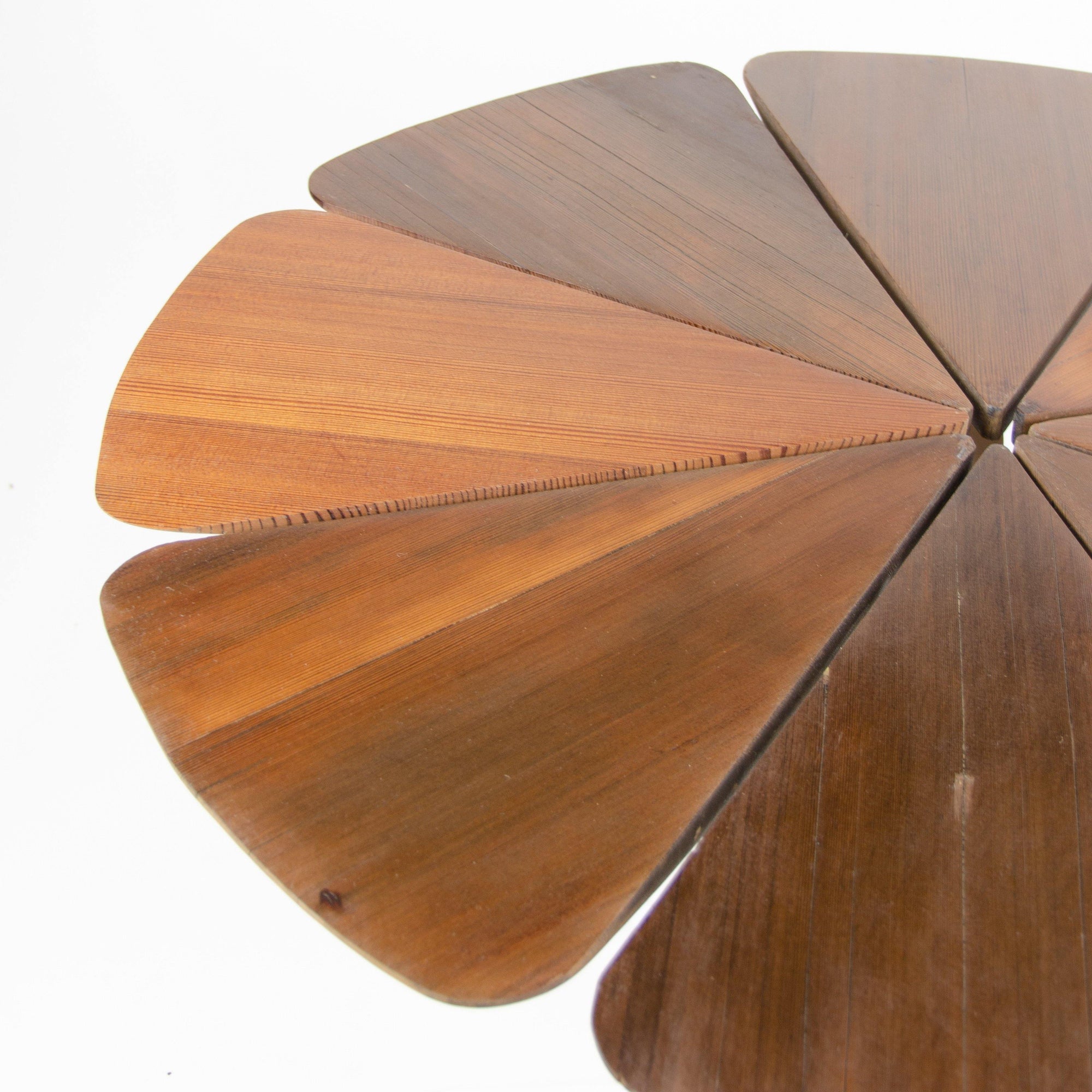 1960s Petal Dining Table by Richard Schultz For Knoll International Vintage Redwood - Rarify Inc.