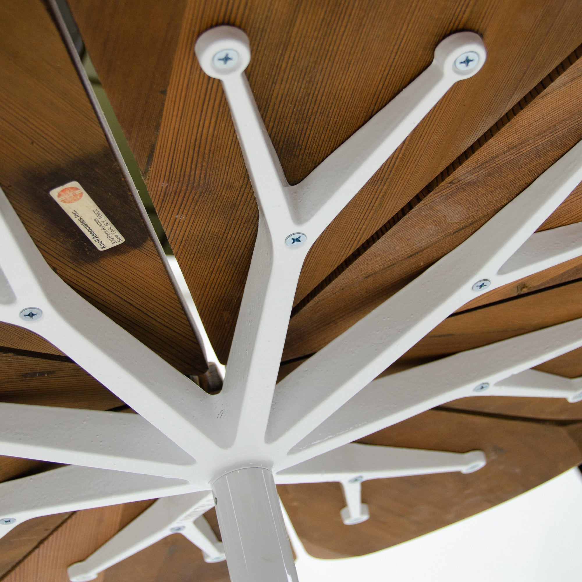 1960s Petal Dining Table by Richard Schultz For Knoll International Vintage Redwood - Rarify Inc.