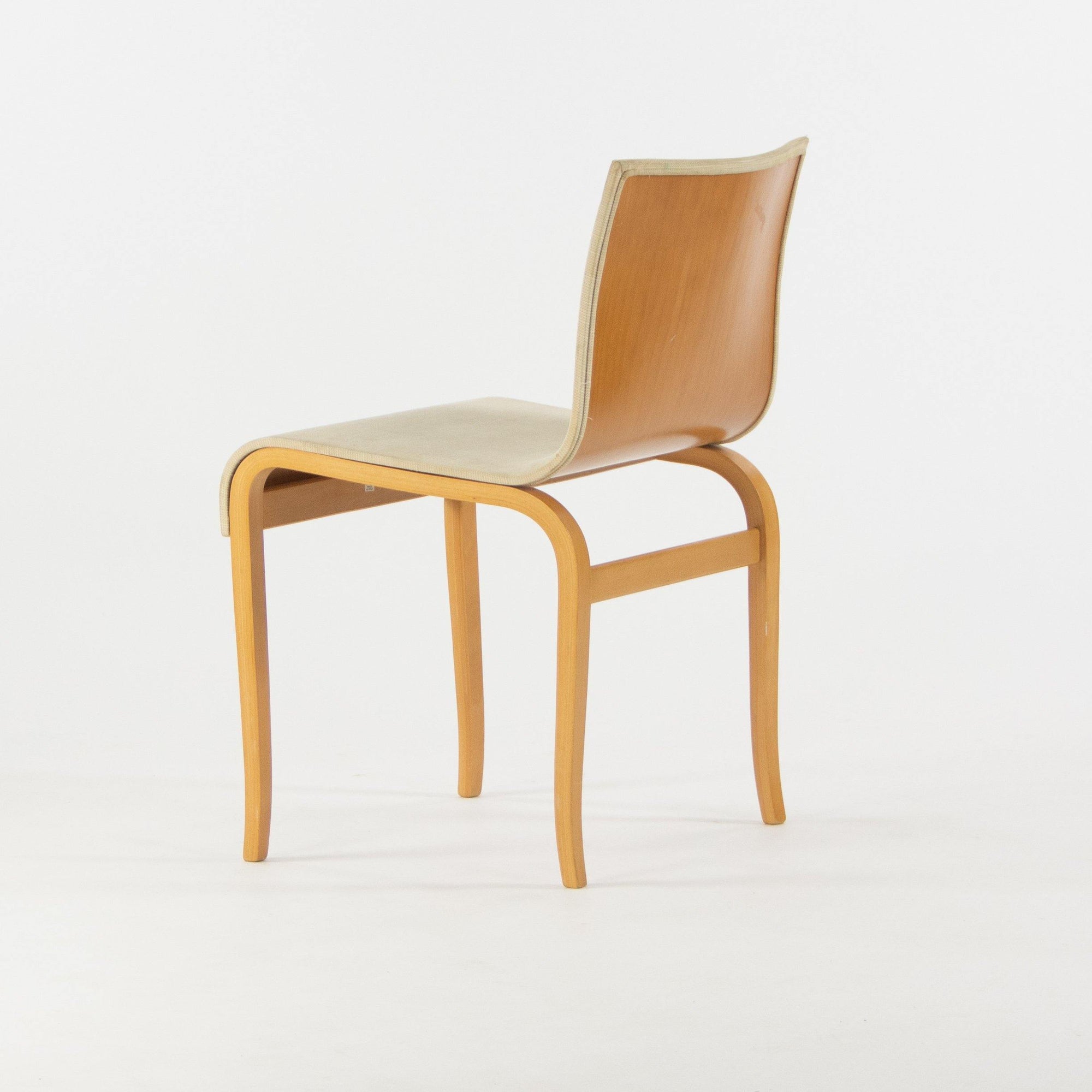 Knoll International Bent Plywood Dining Chairs Authentic Marked Set of Four - Rarify Inc.