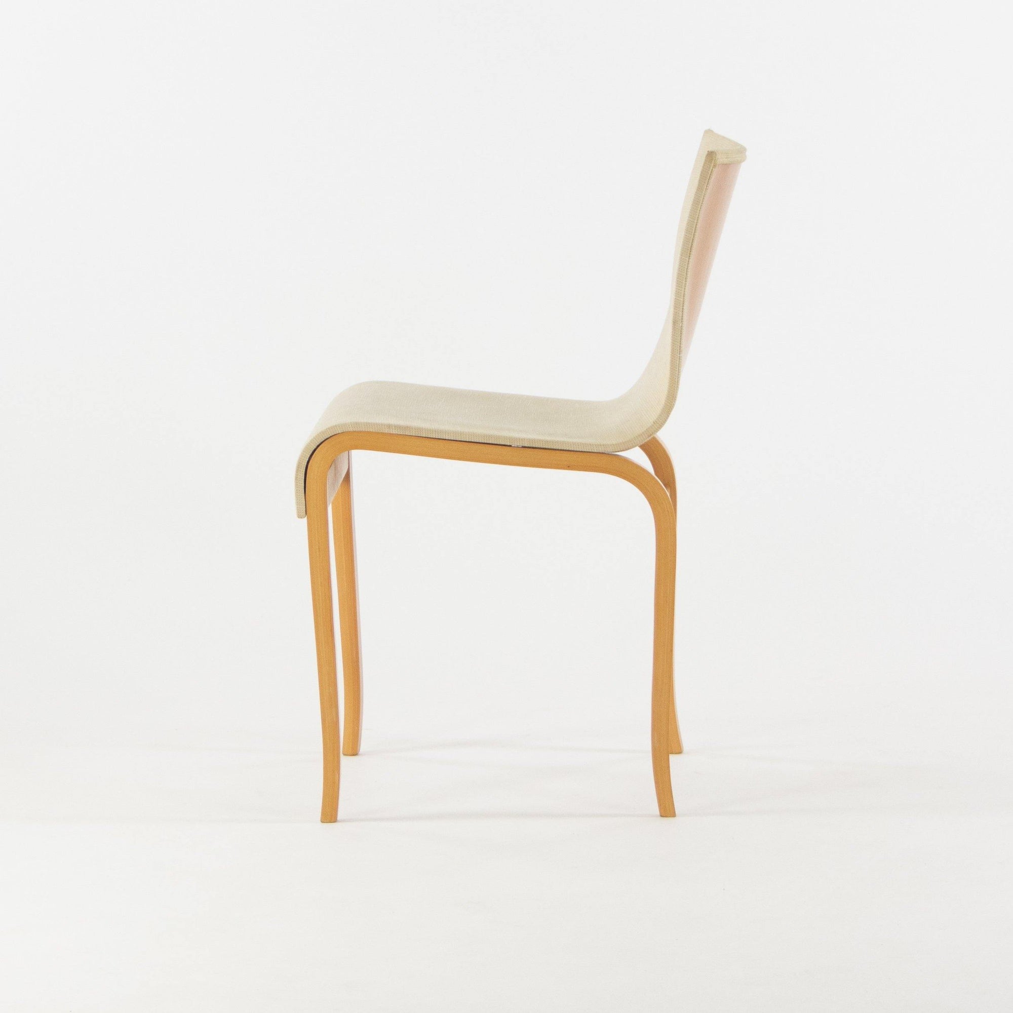Knoll International Bent Plywood Dining Chairs Authentic Marked Set of Four - Rarify Inc.