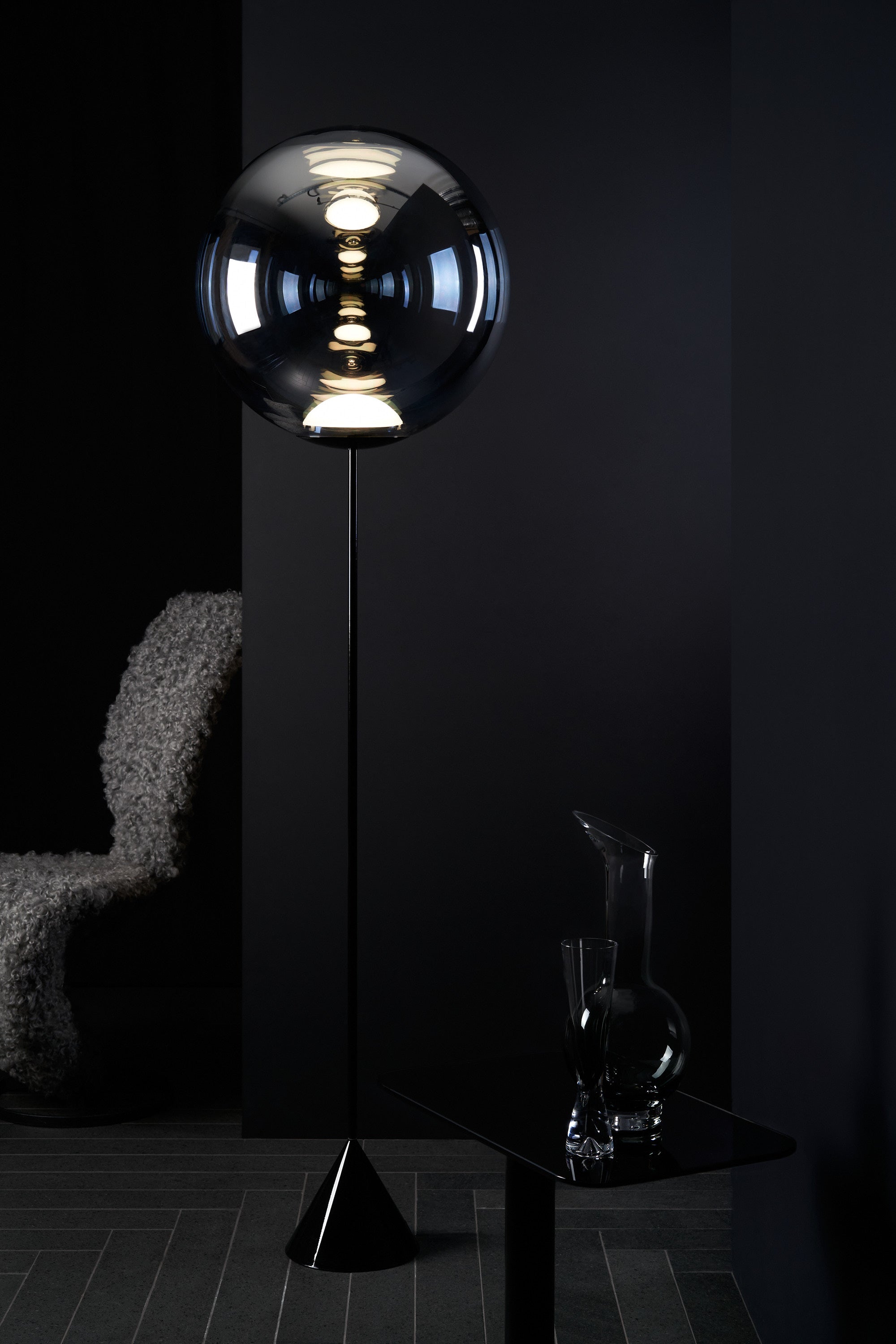 Globe Cone Floor Lamp