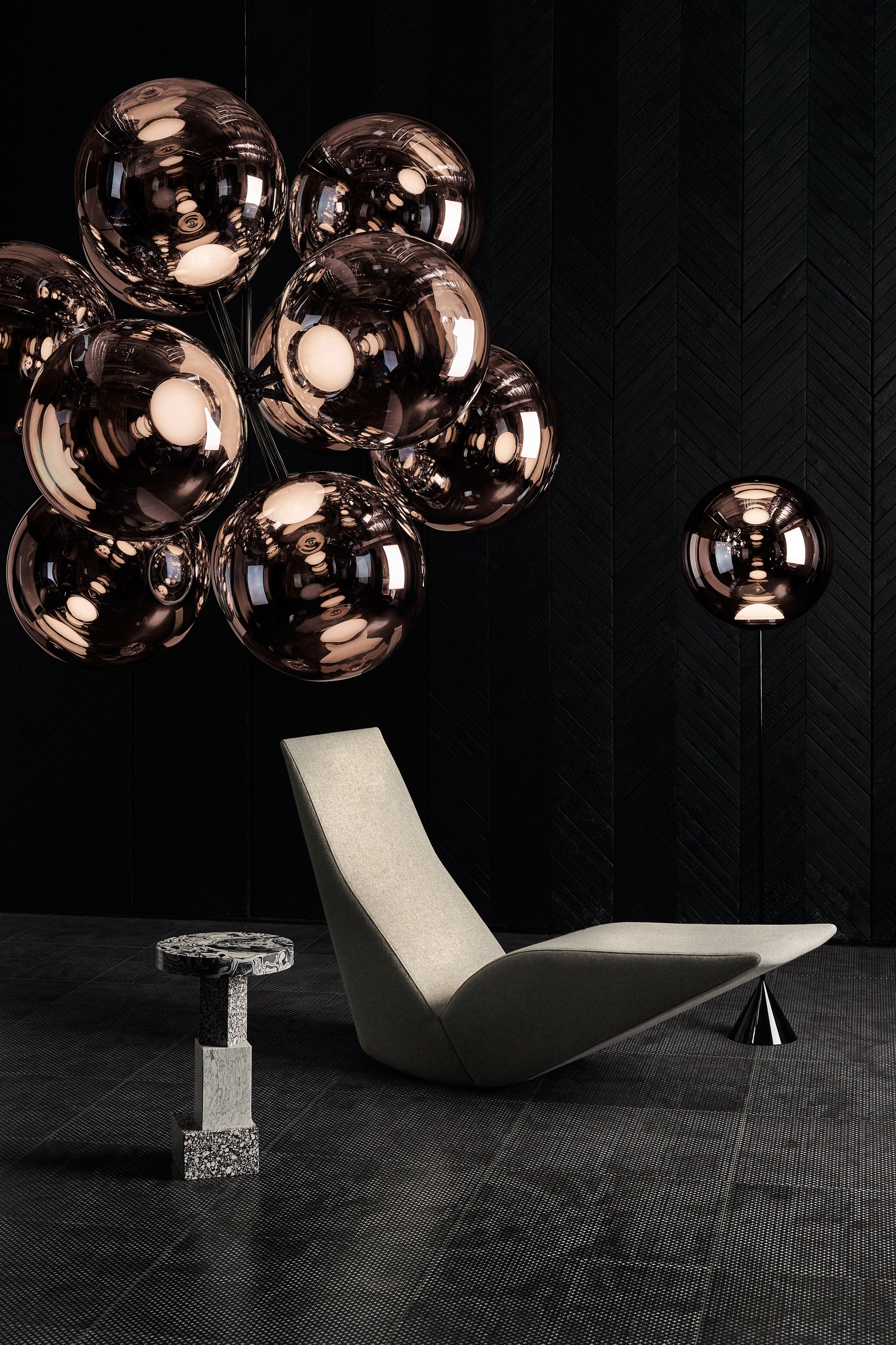 Globe Cone Floor Lamp