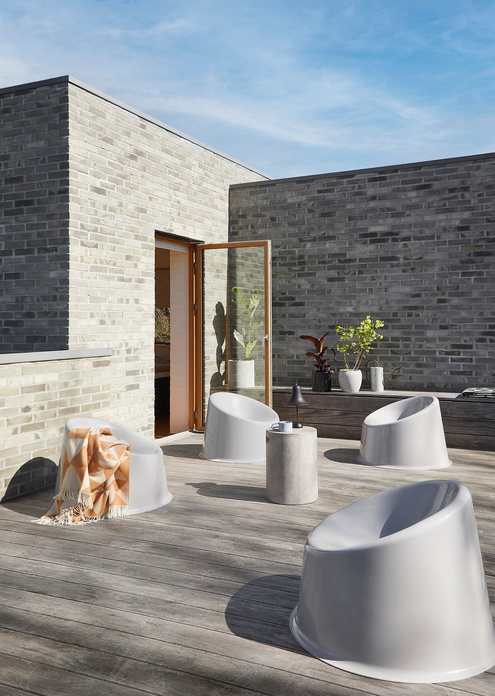 Panto Pop Indoor/Outdoor Lounge Chair by Verner Panton — Rarify