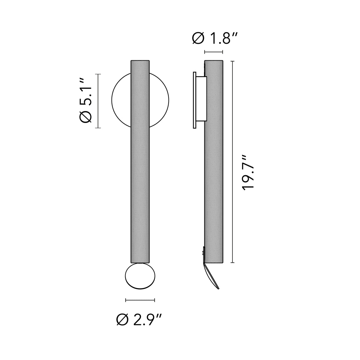 Flauta Wall Lamp