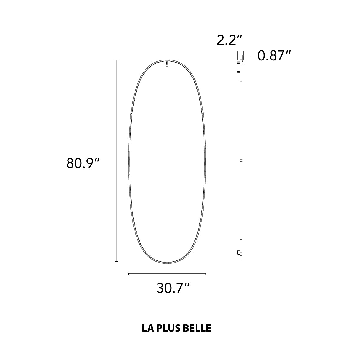 La Plus Belle Mirror